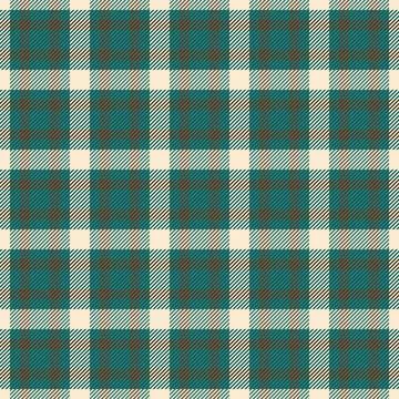 Outfit texture pattern textile, premium check fabric vector. Man plaid seam.. Illustrazione stock
