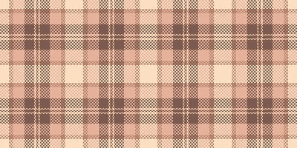 Outfit texture plaid pattern, uk tartan seamless vector. Geometrical check .. Stock Illustration