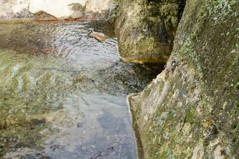 Outflow channels Stock Photos