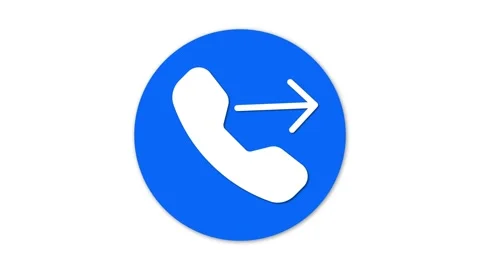 Outgoing call icon Video stock 276675545