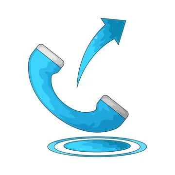 Outgoing Call illustration Stock Illustration