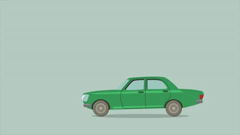 The Outgoing Car Stops Suddenly And Then Continues On Its Way Stock Footage 220043355