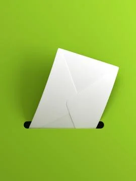 Outgoing letter Stock Illustration