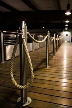 Outgoing protective rope Stock Photos