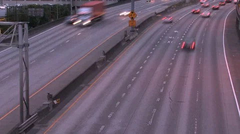 Outgoing traffic Stock Footage 7908702