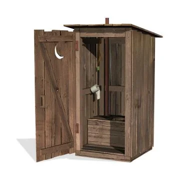 Outhouse Stock Illustration
