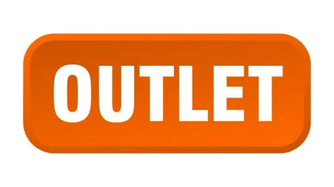 Outlet button. outlet square 3d push button 스톡 일러스트