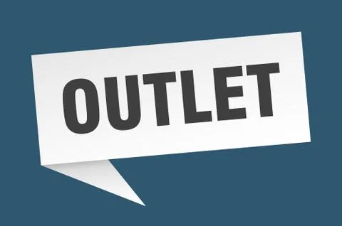 Outlet Stock Illustration