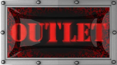 Outlet on led Stock Footage 8750310