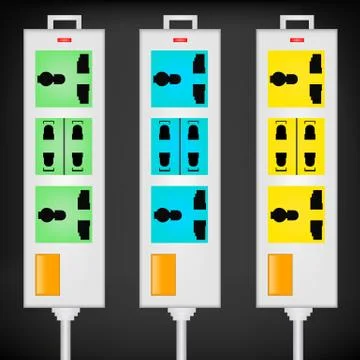Outlet power Stock Illustration