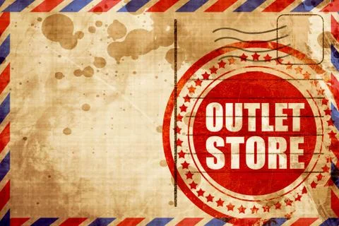 Outlet store Illustrazione stock