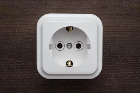 Outlet on the wall Stock Photos