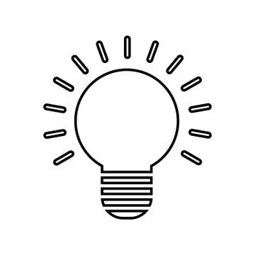 Outline black and white vector icon Stock Illustration