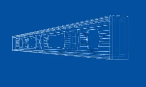 Outline building level Ilustración de archivo