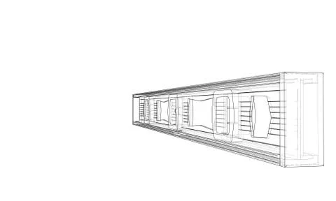 Outline building level Ilustración de archivo