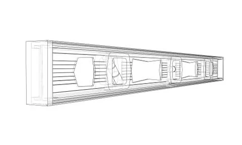 Outline building level. Vector Ilustración de archivo