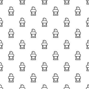 Outline chocolate bar pattern on white background Illustrazione stock