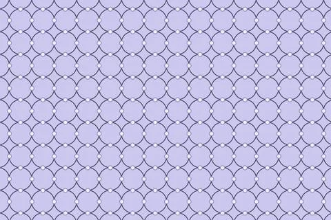 Outline circle seamless pattern Stock Illustration