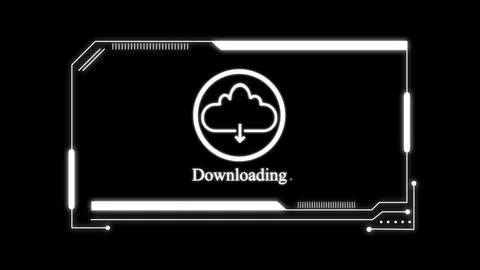 Outline cloud Download from the cloud icon. Download symbol illustration ba.. 스톡 일러스트