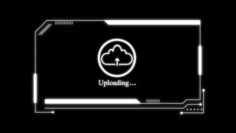 Outline cloud Upload from the cloud icon. Upload symbol illustration backgr.. 스톡 일러스트
