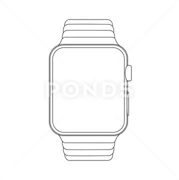 How to Draw the Apple Watch - YouTube