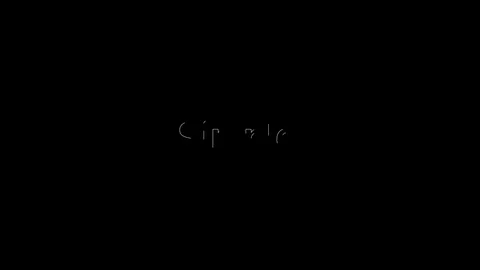 Outline Effect over a white Simple word, fills with white animated. Stock Footage 128658379