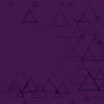 Outline Figure of Triangle in Mesh Pattern in Two Tone Violet. Creative イラスト素材