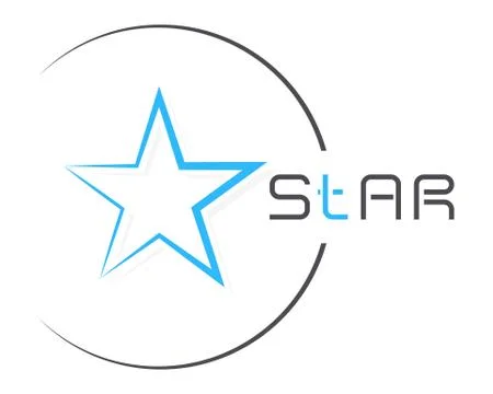Outline Five-Pointed Star. Icon, Sign, Logo, Design Element Stock Illustration