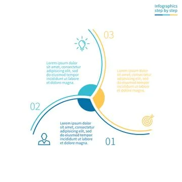 Outline infographic element Stock Illustration