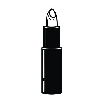 OUTLINE LIPSTICK Stock Illustration