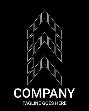 Outline logo letter 'e' small arrow style. Suitable for t-shirts, construct.. Illustrazione stock