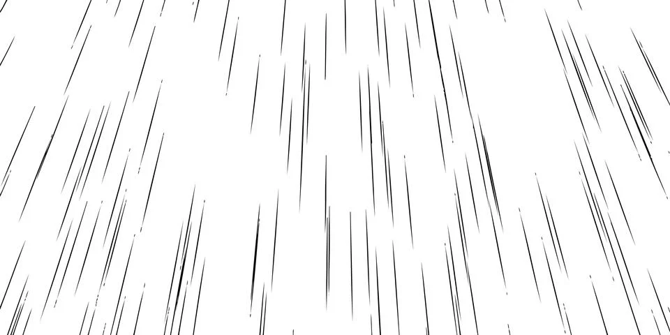 Outline of Rain Falling Down Illustrazione stock
