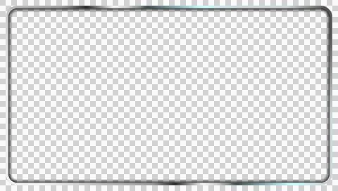 Outline of tablet frame is appearing in flat design on transparent background, Stockillustratie