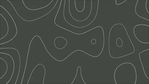 Outline topographic contour map abstract tech wavy motion graphic design. Video stock 145231659