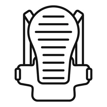 Outline vector illustration of a space shuttle Stock Illustration