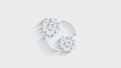Outline web 3D shadow icons. Construction and home repair tools, building. Work Видео 153804013