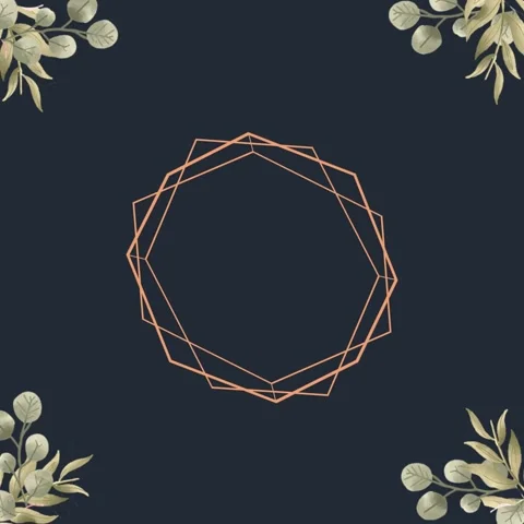 Outlined Circle Wreath Animation 스톡 동영상 270800152