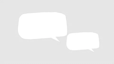 Outlined thought bubbles symbolizing idea, thinking, brainstorming, or inte.. Stock Footage 310534432