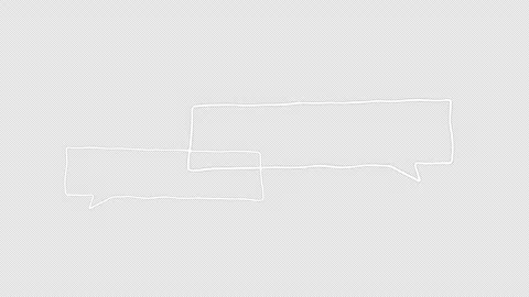 Outlined thought bubbles symbolizing idea, thinking, brainstorming, or inte.. Stock Footage 310534473