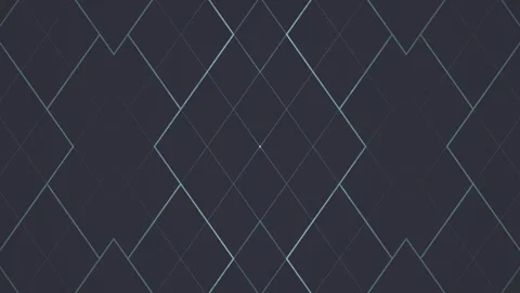 Outlines change to form complex geometric patterns. 3d rendering 4K Stock Footage 308446954