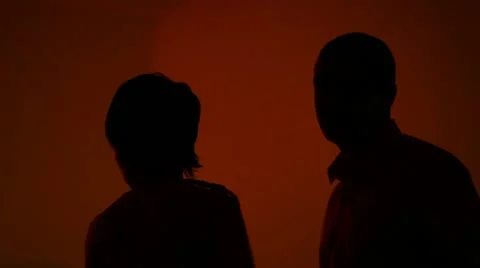 Outlines guy dancing with a girl Video stock 22097397