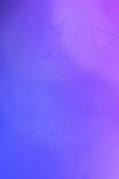 Outlines of triangles, squares, and polygon shapes drift over a rich purple.. Stock Illustration