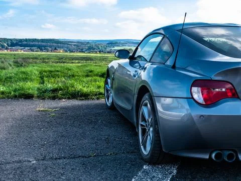 Outlook with Bmw 写真素材