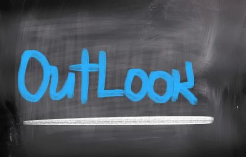Outlook concept Stock Illustration