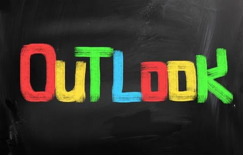 Outlook concept Stock Illustration