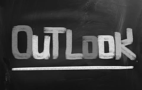 Outlook concept Stock Illustration