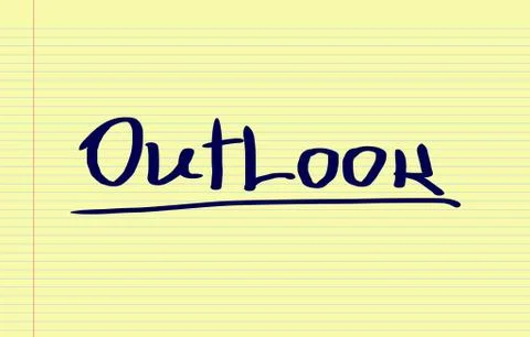 Outlook Concept Stock Illustration