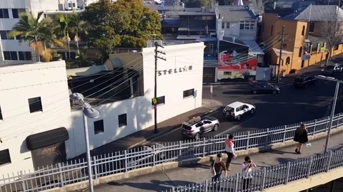 Outlook over Glebe Stock Footage 78228067