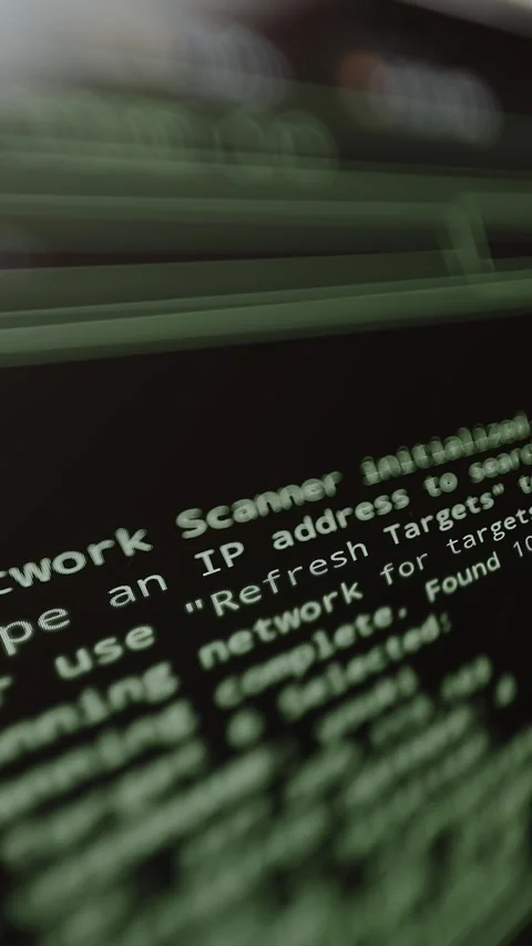 Output of a network scanning tool that has completed its process, 10 targets on Видео 329752133