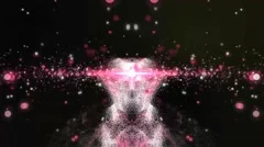 Output Particles Logo Animation Stock After Effects